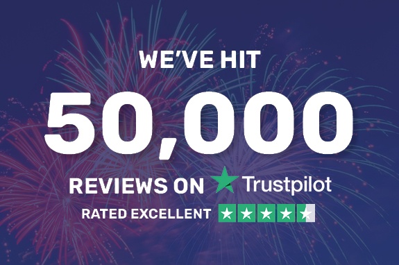 50,000 Reviews on Trustpilot!