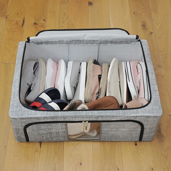 Shoes inside Smart Space Under-bed