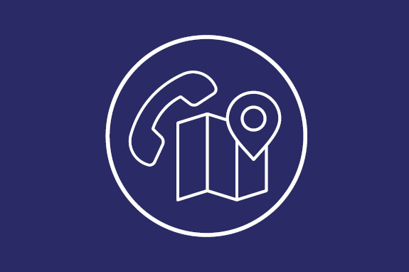 Address and phone number icon