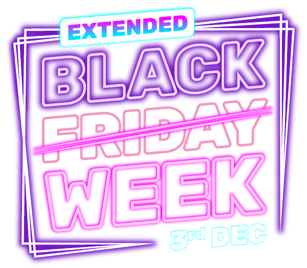 Black Week EXTENDED 3rd Dec