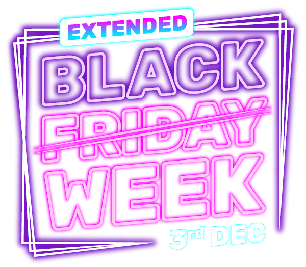 Black Week EXTENDED 3rd Dec