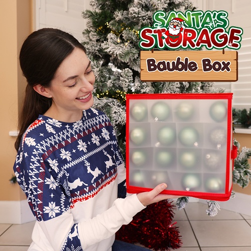 Santa's Storage Bauble Box