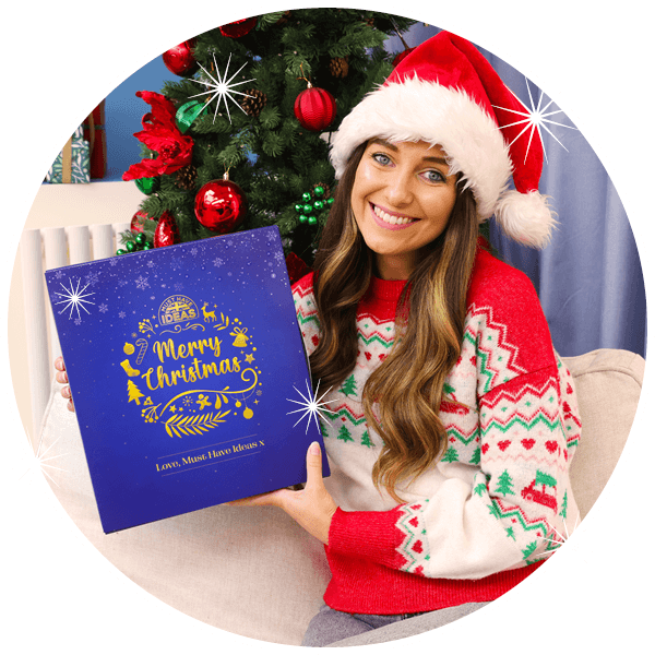 Amy Holding The Must Have Ideas Advent Calendar