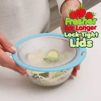 Fresher For Longer Lock-Tight Lids