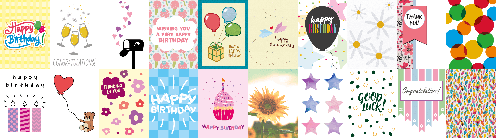 Collection of cards from the collection