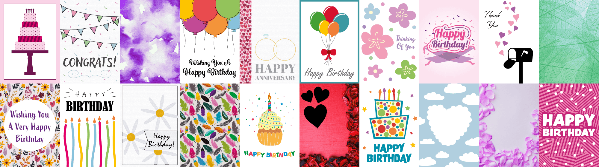 Collection of cards from the collection