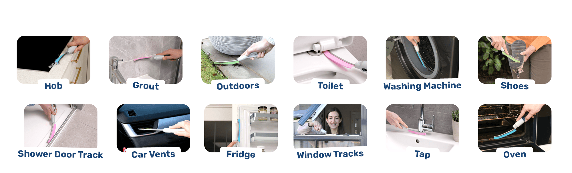 A woman holding a Microwave Mate in a kitchen, showing its 100% heat-resistant material, robust folding design, steam vent, and non-slip grooves