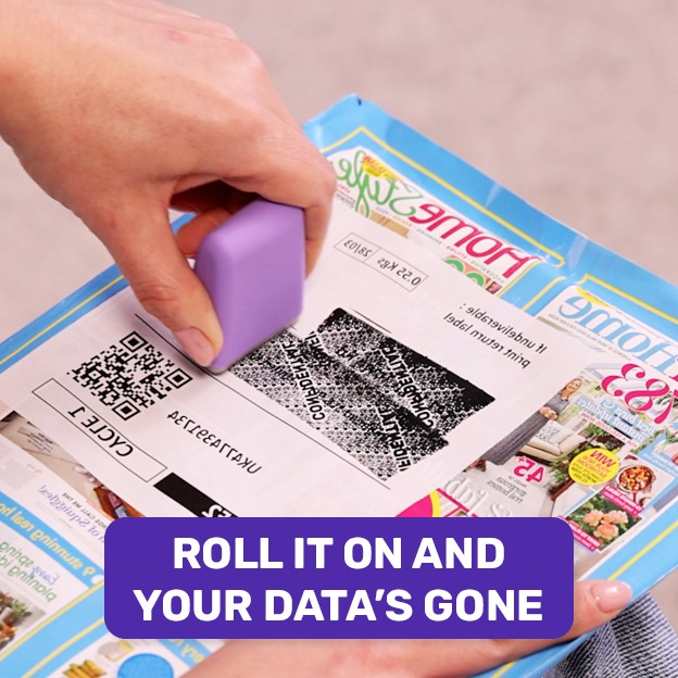 Roll it on and your data's gone