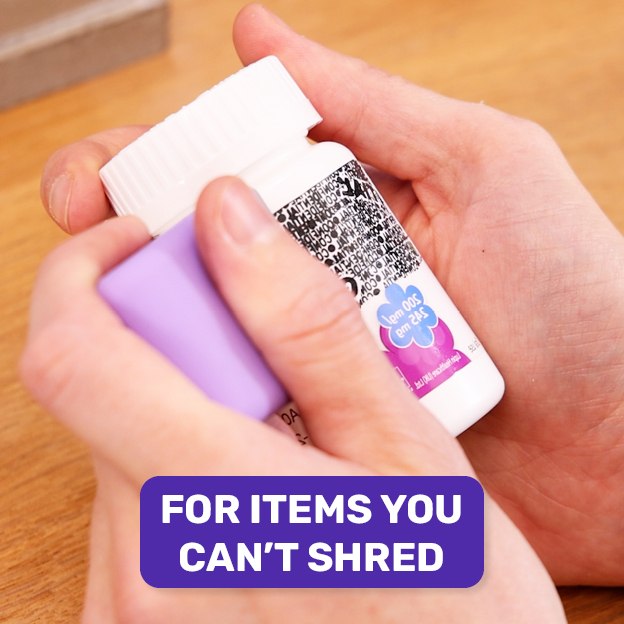 For items you can't shred