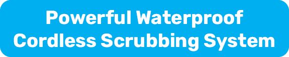 Powerful Waterproof Cordless Scrubbing System