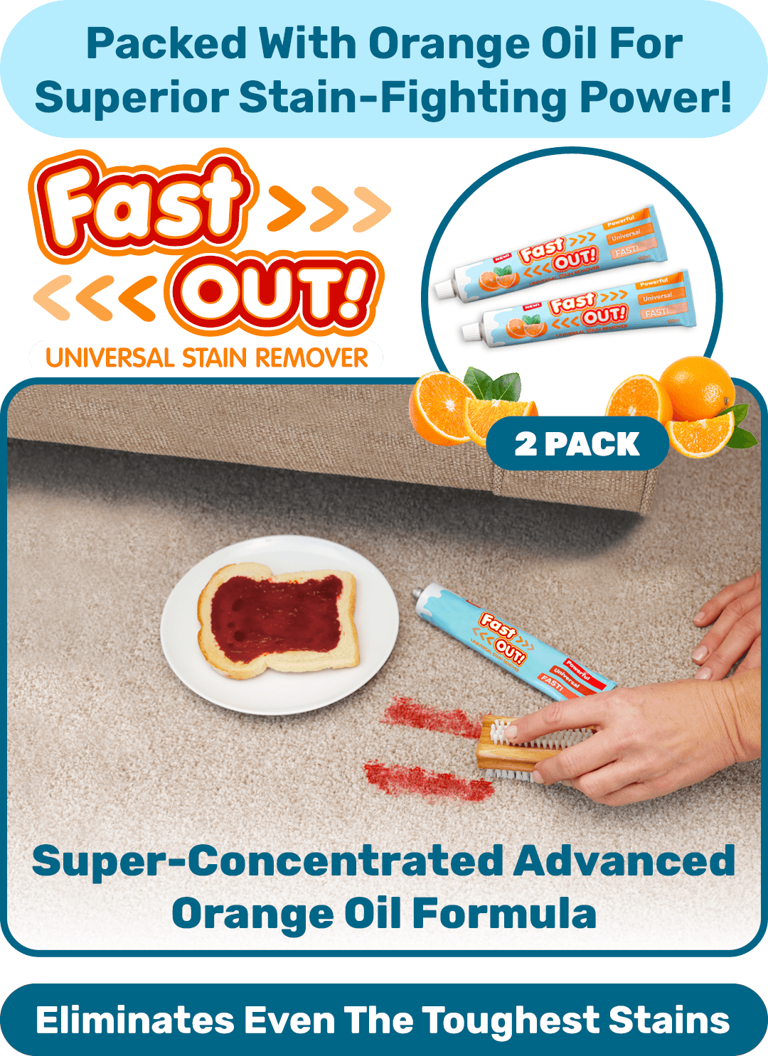 Fast OUT stain remover product pack