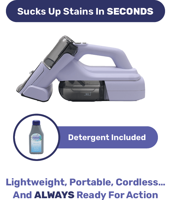 Sucks Up Stains In SECONDS