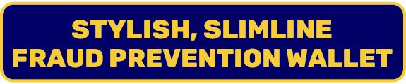 Stylish, slimline fraud prevention wallet