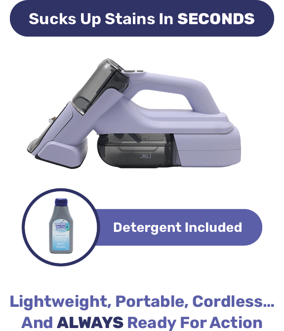 Sucks Up Stains In SECONDS