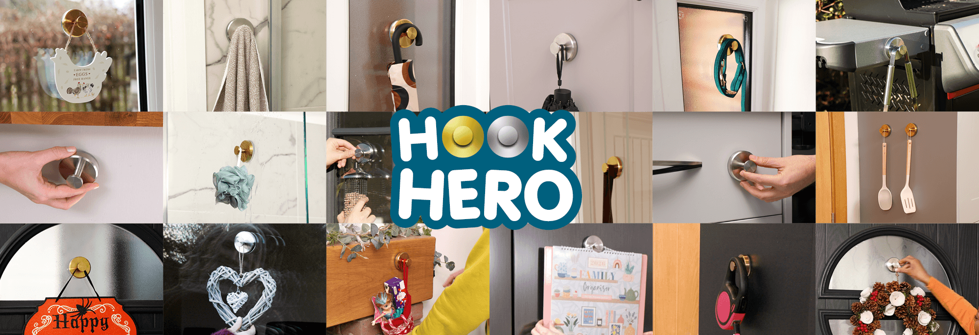 Montage of Hook Hero being used in various locations