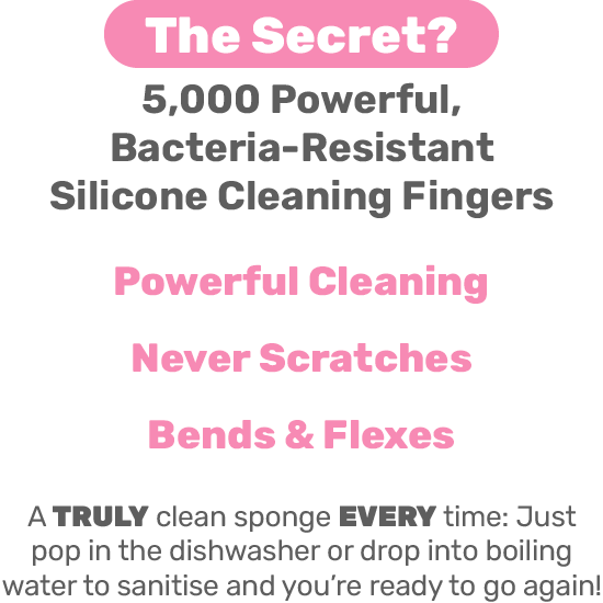 The Secret? 5,000 Powerful, Bacteria-Resistant Silicone Cleaning Fingers