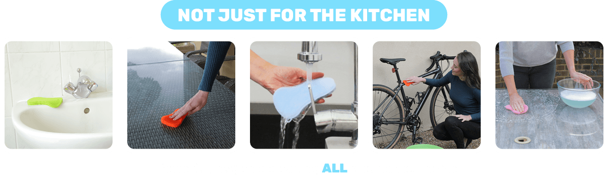 Not Just For The Kitchen - Powerful, Hygienic Cleaning ALL Around Your Home