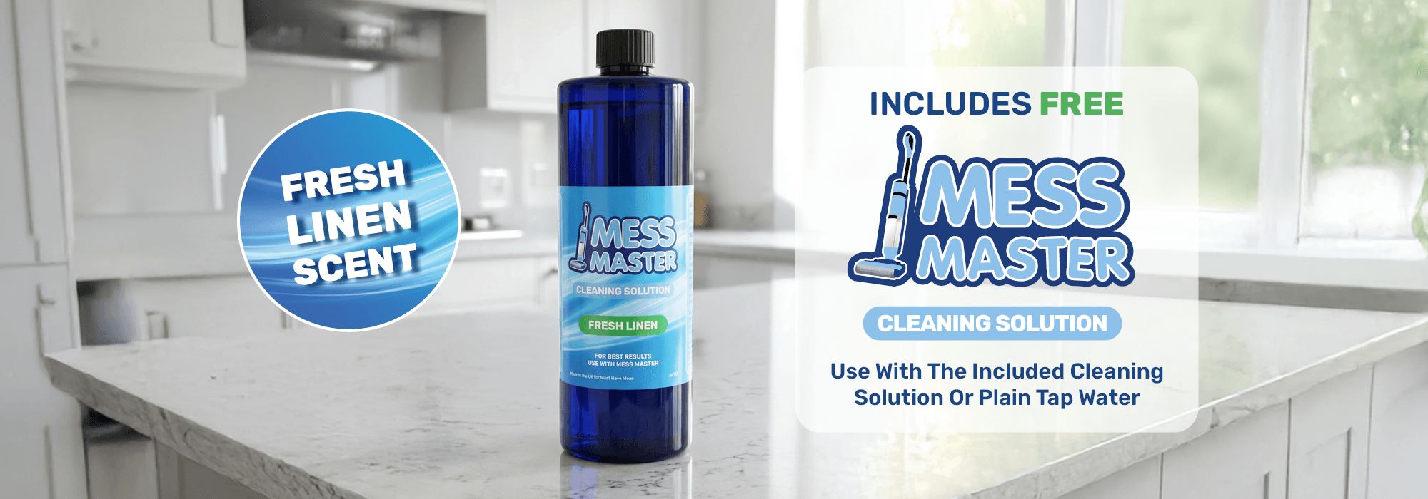 Includes FREE Mess Master Solution