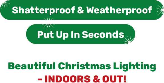 Beautiful Christmas lighting – indoors & out!