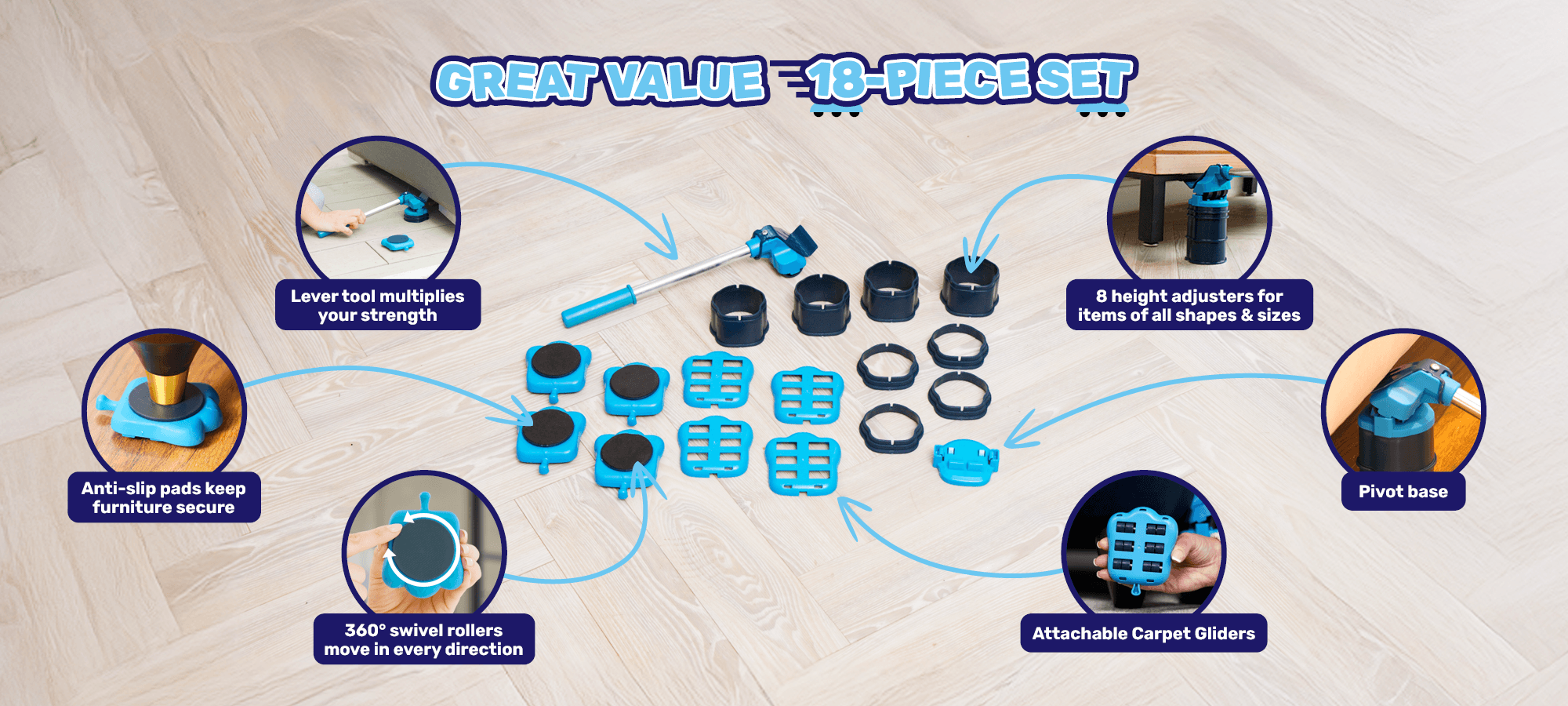 Great Value 18-Piece Set