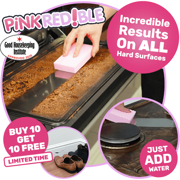 Pinkredible Sponge Incredible Results On All Hard Surfaces
