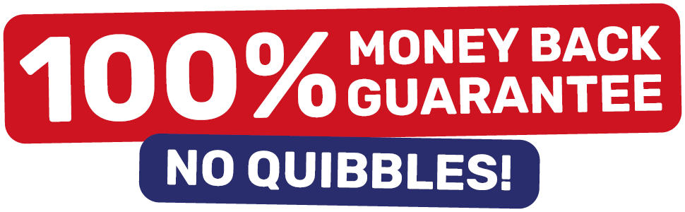 100% Money Back Guarantee