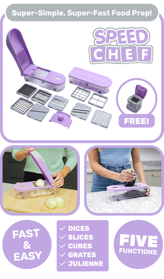 Person placing all Slice ‘n’ Dice’s components in the dishwasher.