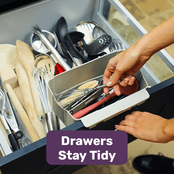 Drawers stay tidy