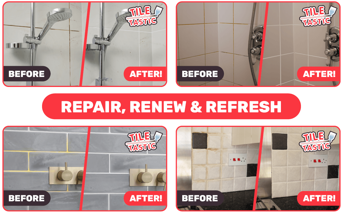 Repair, Renew, Refresh. Before and after shots