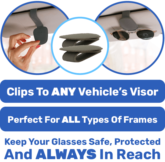 Keep your glasses safe protected and ALWAYS in reach